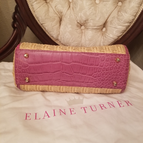 Structured bamboo handled handbag - Picture 4 of 5